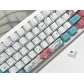 104+22 Coral Sea Cherry Keycaps Set PBT Dye Sublimation ANSI ISO Layout for GK61 64 68 84 87 104 108